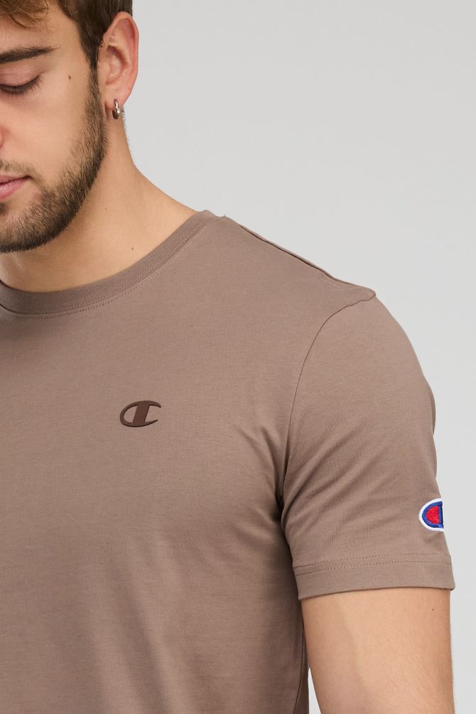 Champion Tshirt חולצת טישרט צמפיון בצבע מוקה