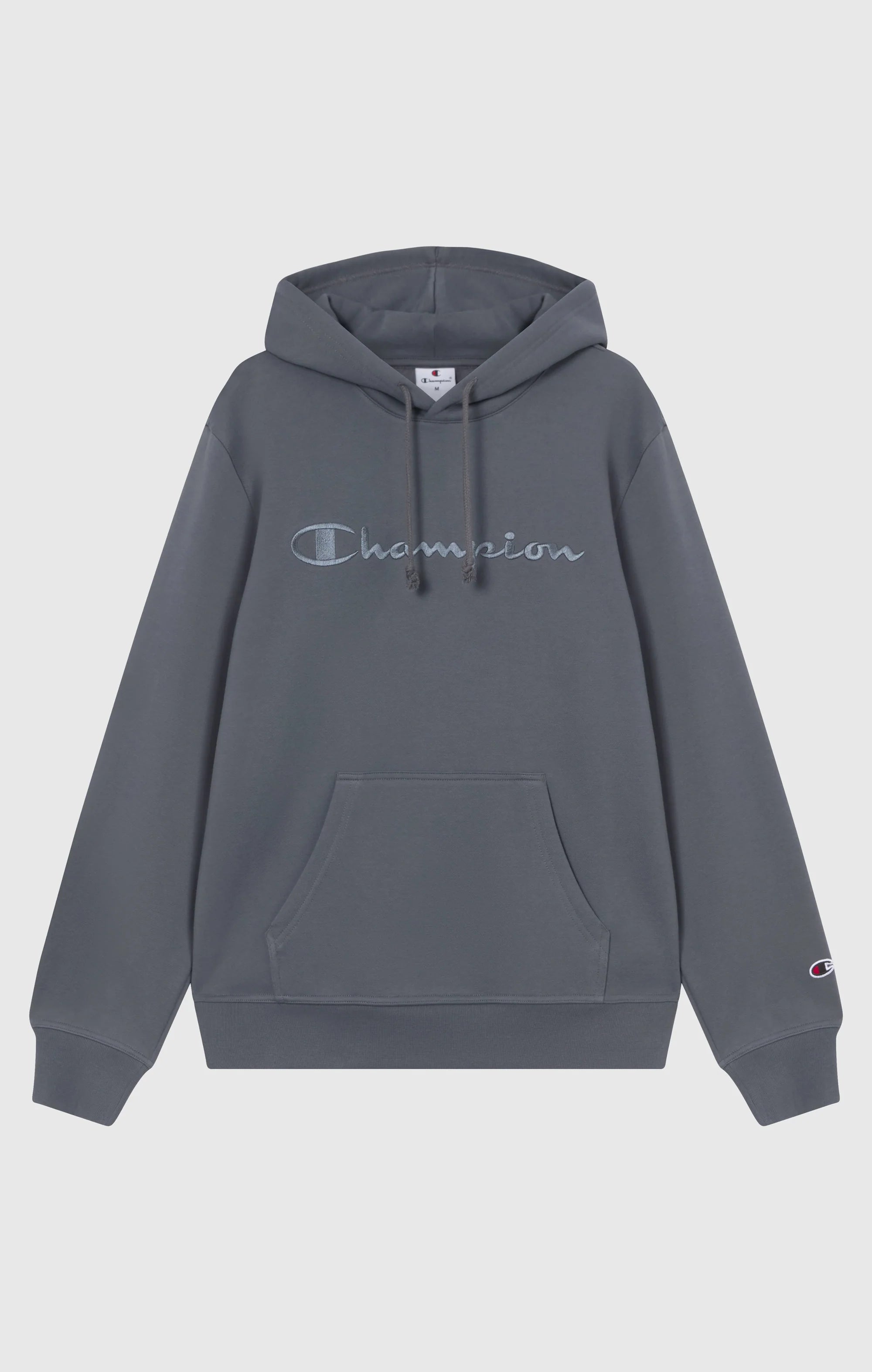 Champion Hoodie קפוצ'ון צ'מפיון בצבע אפור