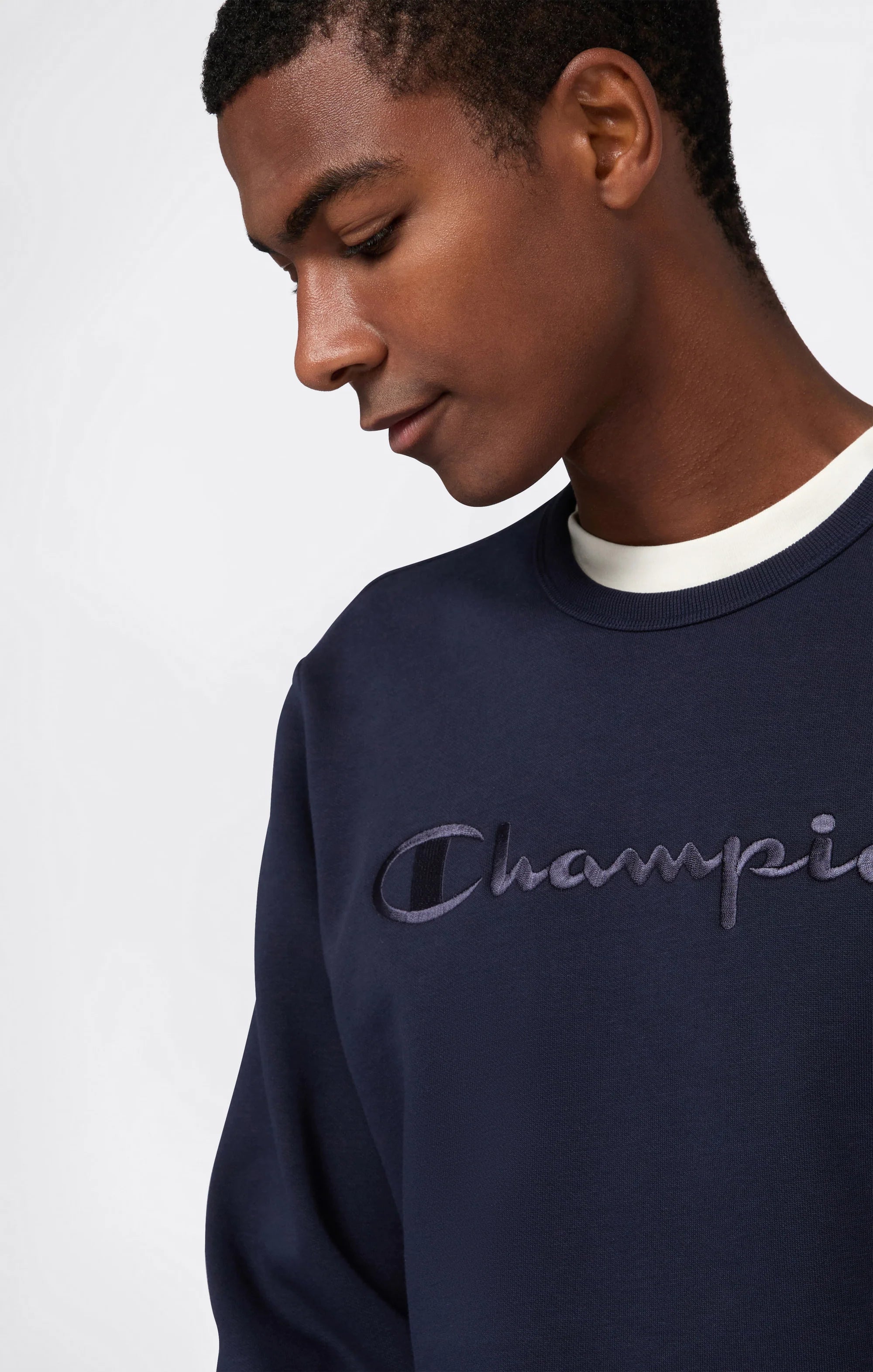 Champion Hoodie פוטר צ'מפיון בצבע כחול נייבי