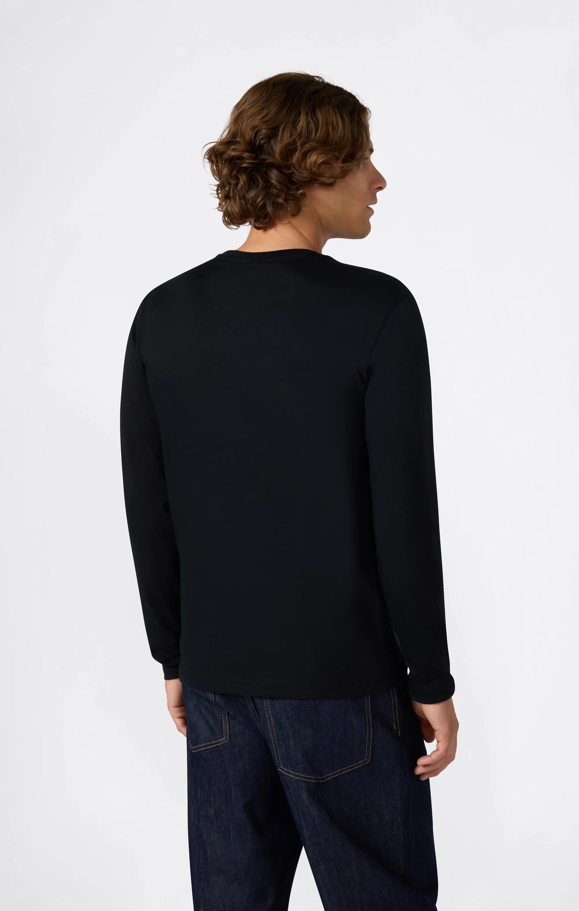 Champion Long Sleeve tshirt צ'מפיון חולצה ארוכה בצבע שחור