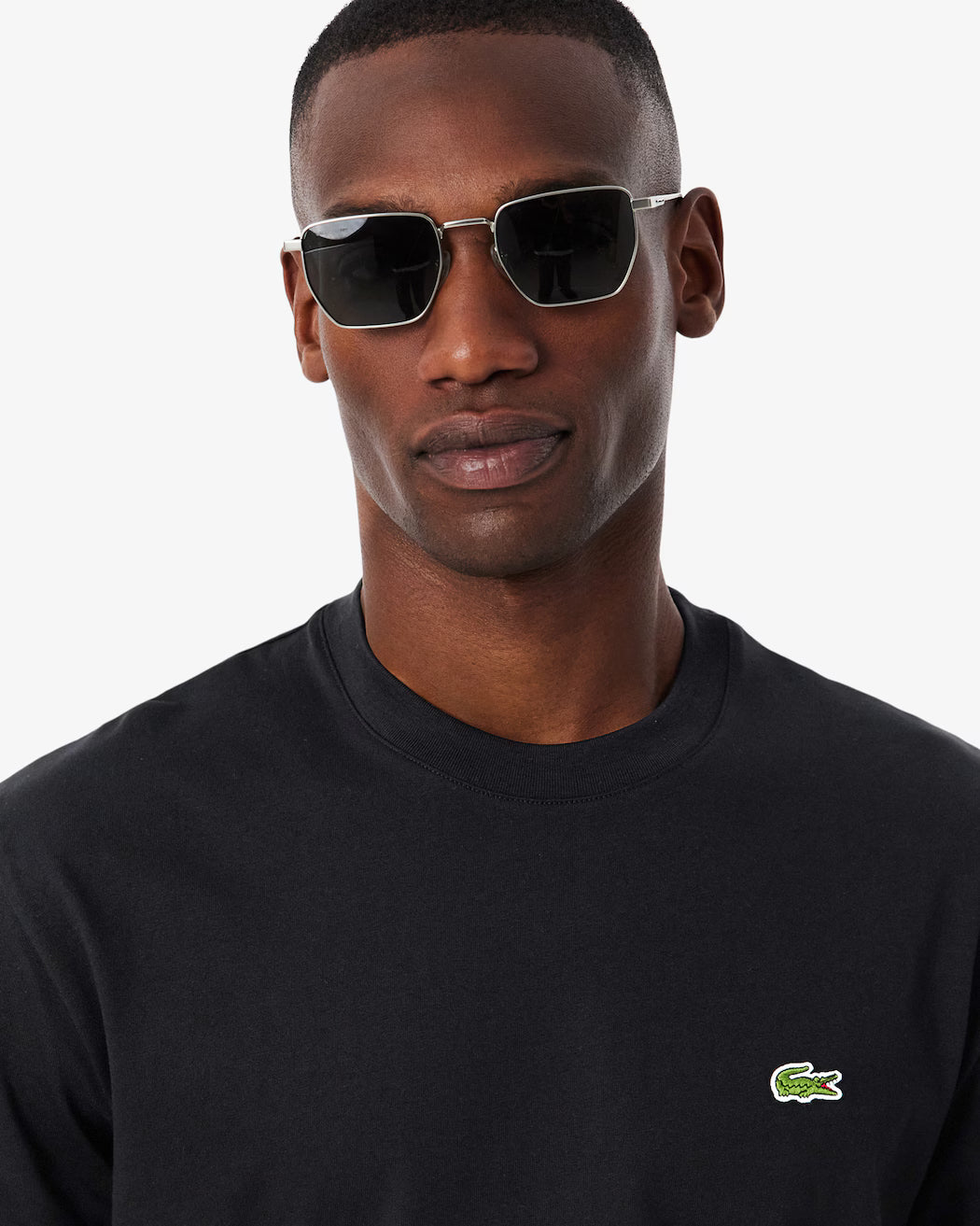Lacoste tshirt לקוסט חולצת טישרט בצבע שחור