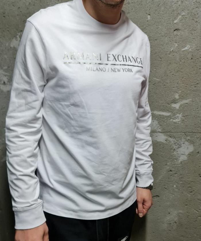 Armani exchange men Tshirt ארמני אקסצ'יינג בחולצת שרוול ארוך לגבר - www.bbrands.co.il Armani exchange men Tshirt ארמני אקסצ'יינג בחולצת שרוול ארוך לגבר
