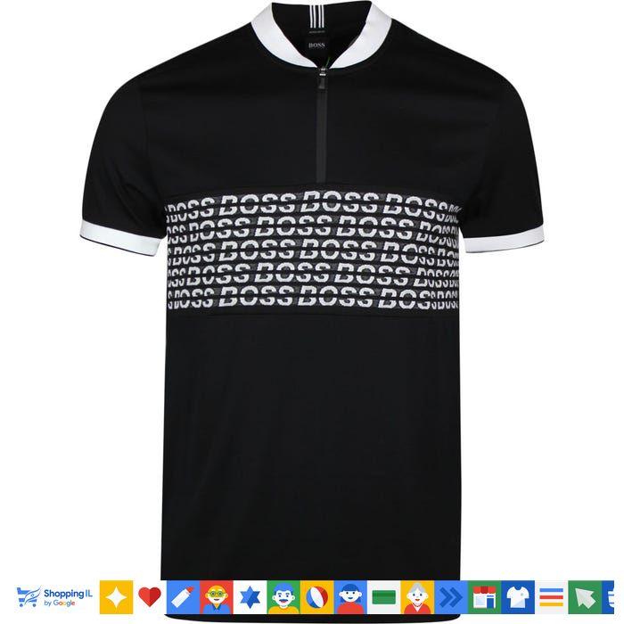 חולצת Hugo Boss Polo לגבר בצבע שחור | חולצת פולו הוגו בוס קלאסית | אופנת גברים יוקרתית | חנות מותגים B Brands