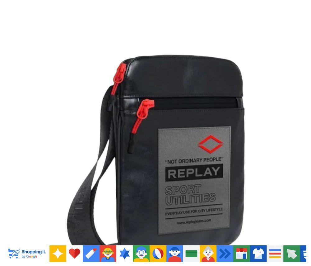 Replay Bag for man תיק צד לגבר מבית המותג ריפליי - www.bbrands.co.il Replay Bag for man תיק צד לגבר מבית המותג ריפליי