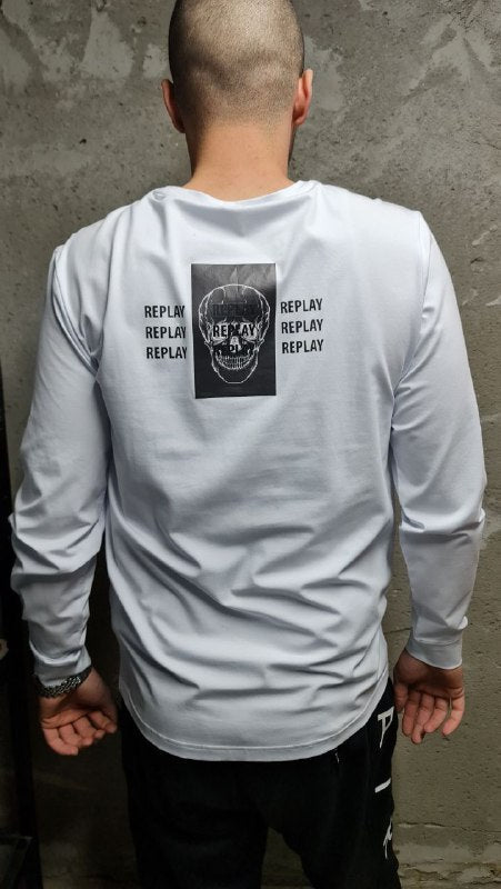 Replay Tshirt Collection ריפליי חולצה שרוול ארוך לגבר - www.bbrands.co.il Replay Tshirt Collection ריפליי חולצה שרוול ארוך לגבר