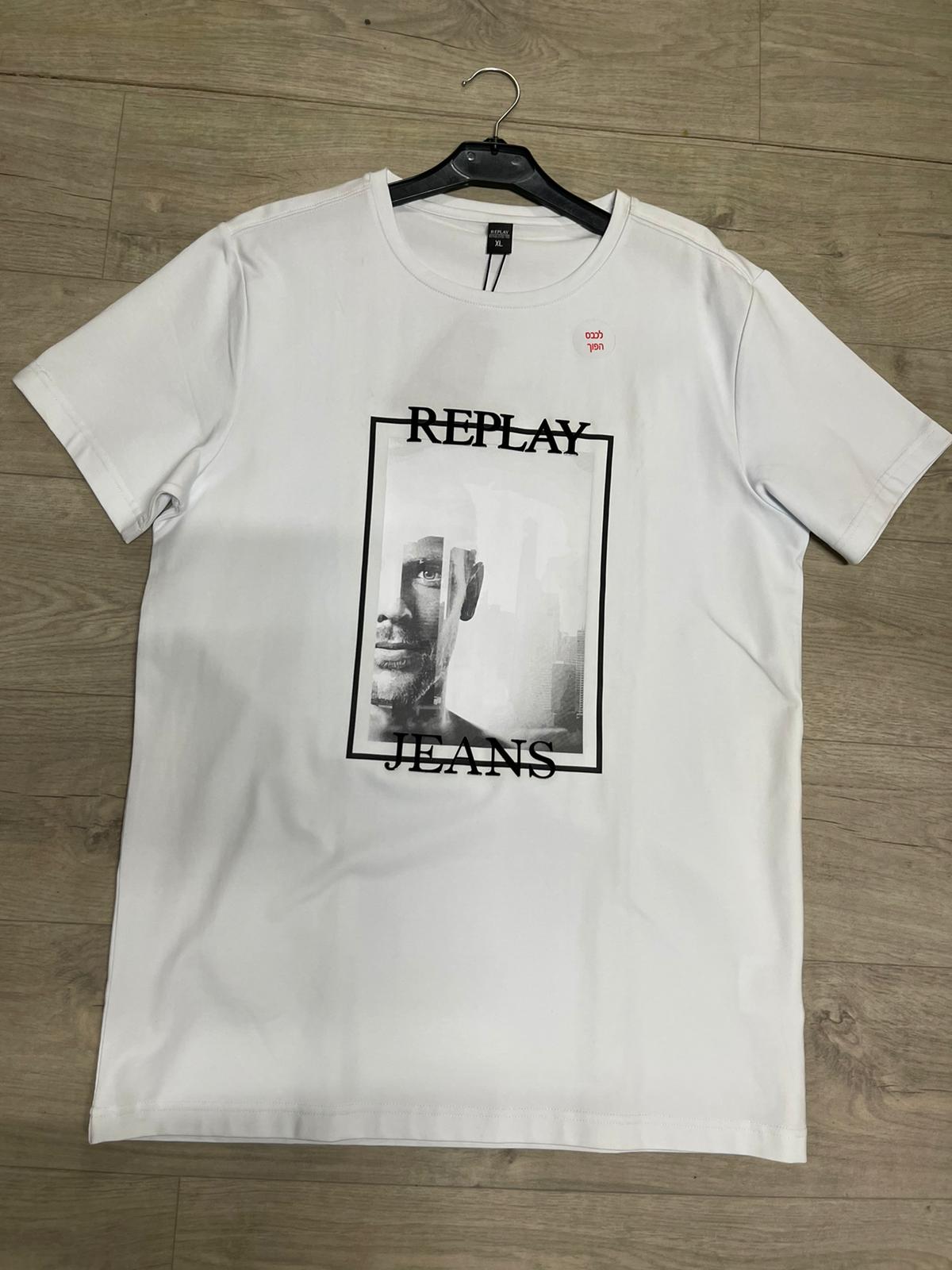 Replay Tshirt ריפליי טישרט לגבר - www.bbrands.co.il Replay Tshirt ריפליי טישרט לגבר