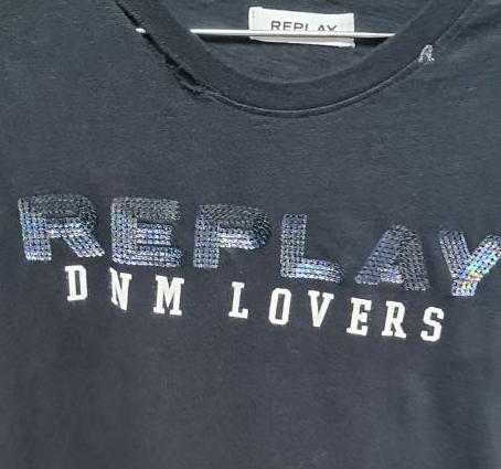 Replay Women Tshirt טישרט ריפליי לנשים - www.bbrands.co.il Replay Women Tshirt טישרט ריפליי לנשים