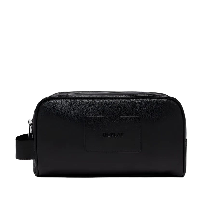 Replay small bag for man ריפליי תיק יד שחור קטן לגבר