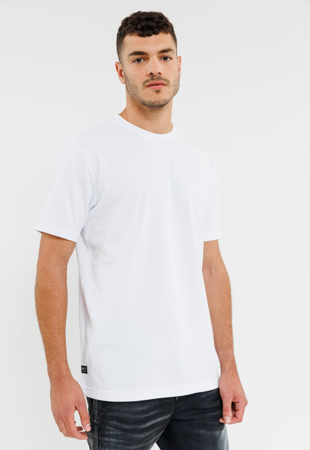 Replay tshirt טישרט ריפליי לבנה שרוול קצר לגבר