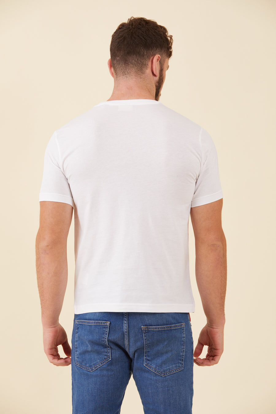 Gant Slim Fit Shield גאנט חולצת טישרט לבנה שרוול קצר