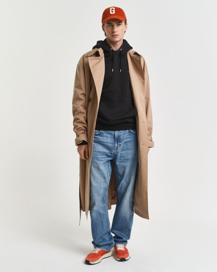 Gant hoodie for man קפוצ'ון גאנט לגבר בצבע שחור