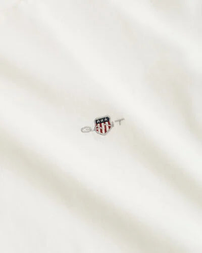 Gant tshirt גאנט חולצת טישרט שרוול ארוך בצבע לבן