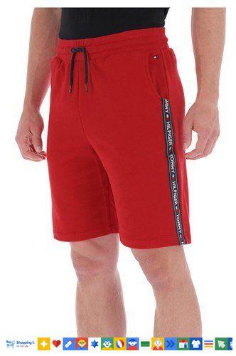 מכנס קצר Tommy Hilfiger לגבר בצבע אדום | דגם UM0UM00576 | תערובת כותנה | חנות מותגים B Brands