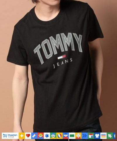 חולצת Tommy Jeans T-shirt לגבר בצבע שחור | לוגו במרכז | Perfect Edition טומי הילפיגר | חנות מותגים B Brands