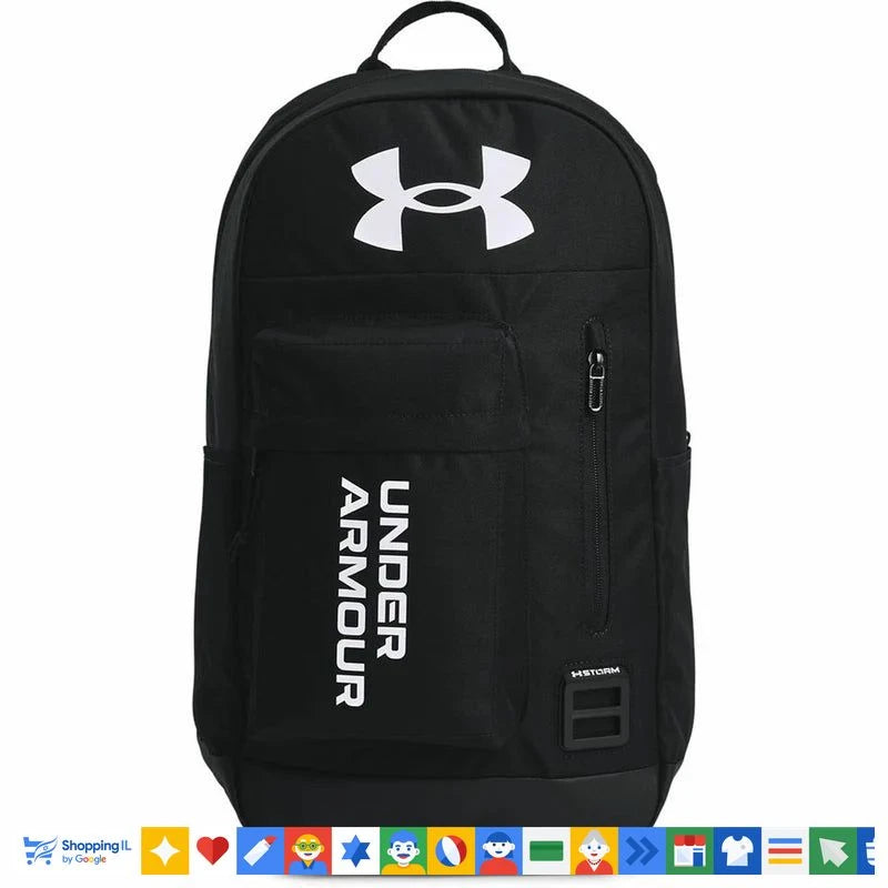 תיק גב Under Armour Halftime בצבע שחור 1362365-001 | תיק למחשב נייד אנדר ארמור | ציוד ספורט B Brands