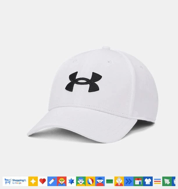 כובע Under Armour Sport Blitzing לגבר בצבע לבן 1373700100 | כובע אנדר ארמור מנדף זיעה ספורטיבי | ציוד ספורט B Brands
