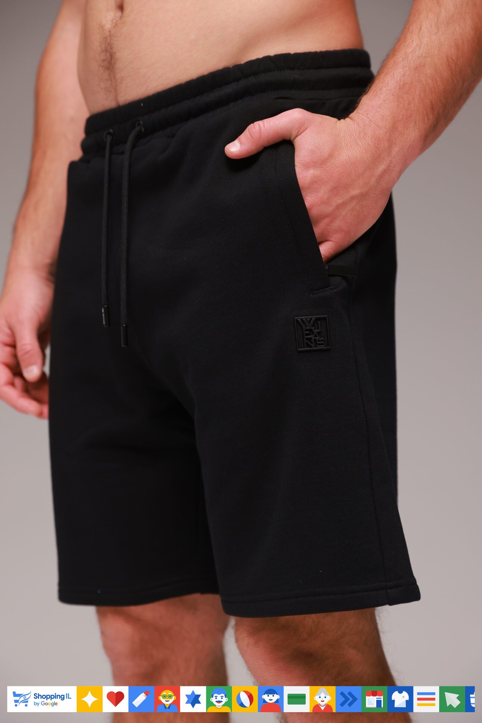 מכנסי שורט Wjeans Cargo קצרים לגבר בצבע שחור WJ-S2-BLACK | מכנסי דגמ"ח דבליו ג'ינס לקיץ | אופנת גברים B Brands