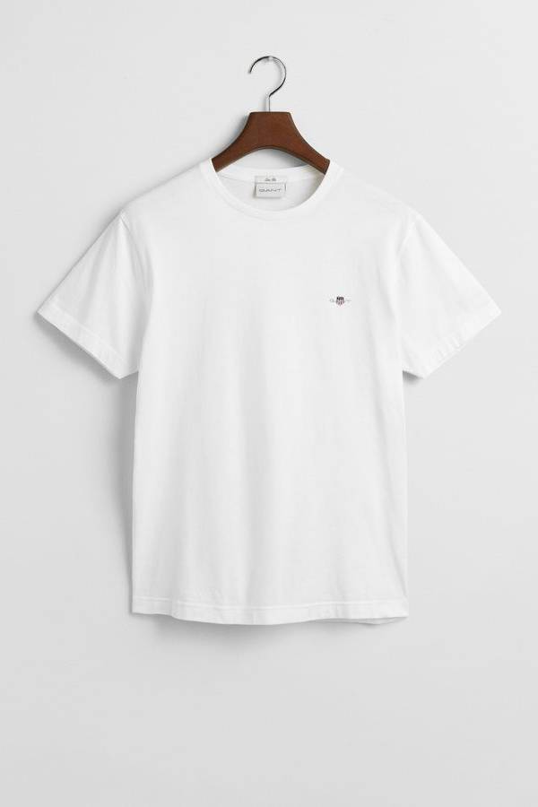 Gant tshirt גאנט חולצת טישרט בצבע שחור ולבן