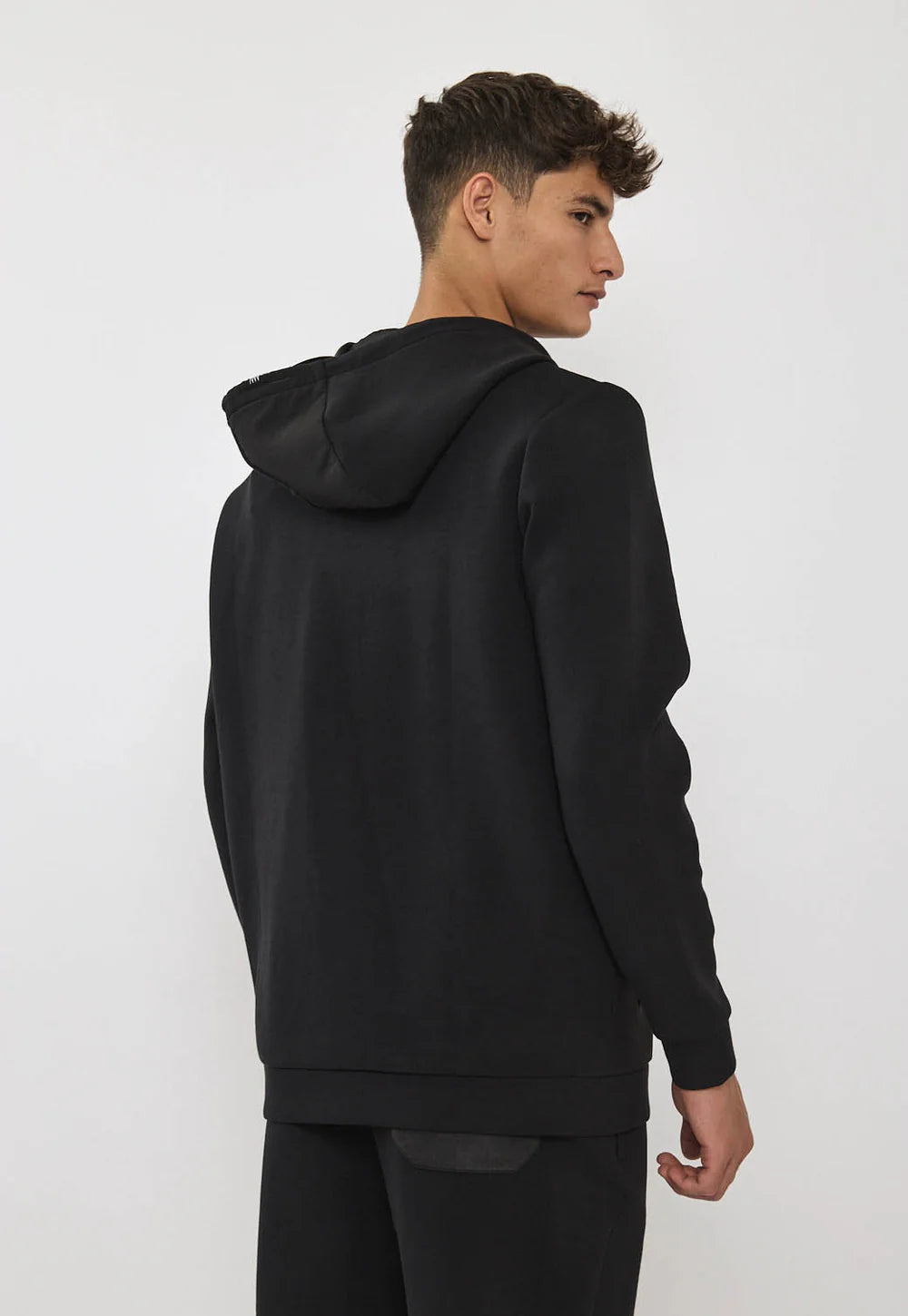 Replay Jacket ריפלי ג'קט עם כובע בצבע שחור