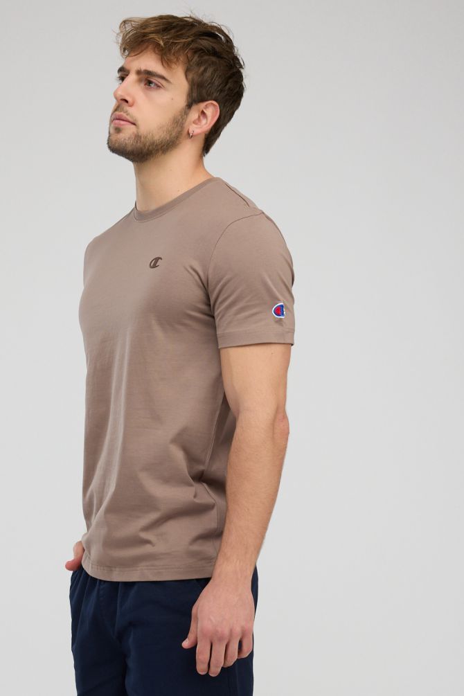 Champion Tshirt חולצת טישרט צמפיון בצבע מוקה