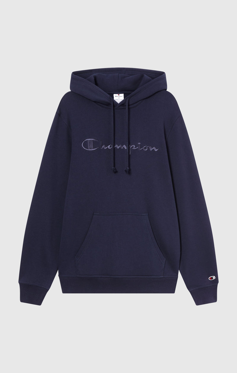Champion Hoodie קפוצ'ון צ'מפיון בצבע כחול נייבי