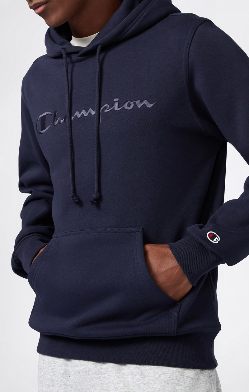 Champion Hoodie קפוצ'ון צ'מפיון בצבע כחול נייבי