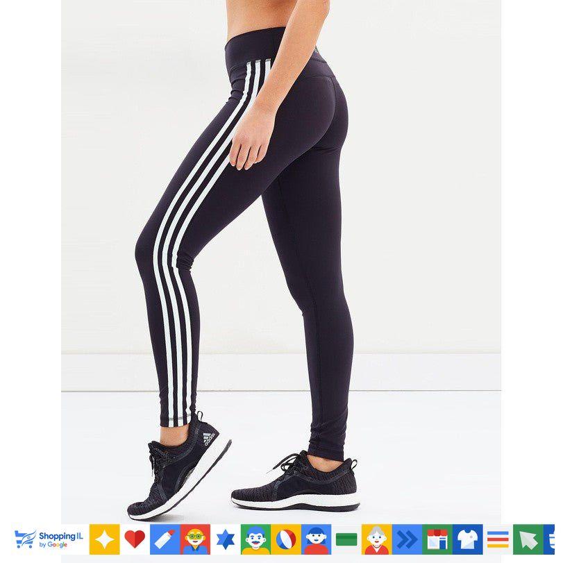 טייץ Adidas Leggings לנשים בצבע שחור | טייץ ספורט מניילון אדידס | אופנת ספורט | חנות מותגים B Brands
