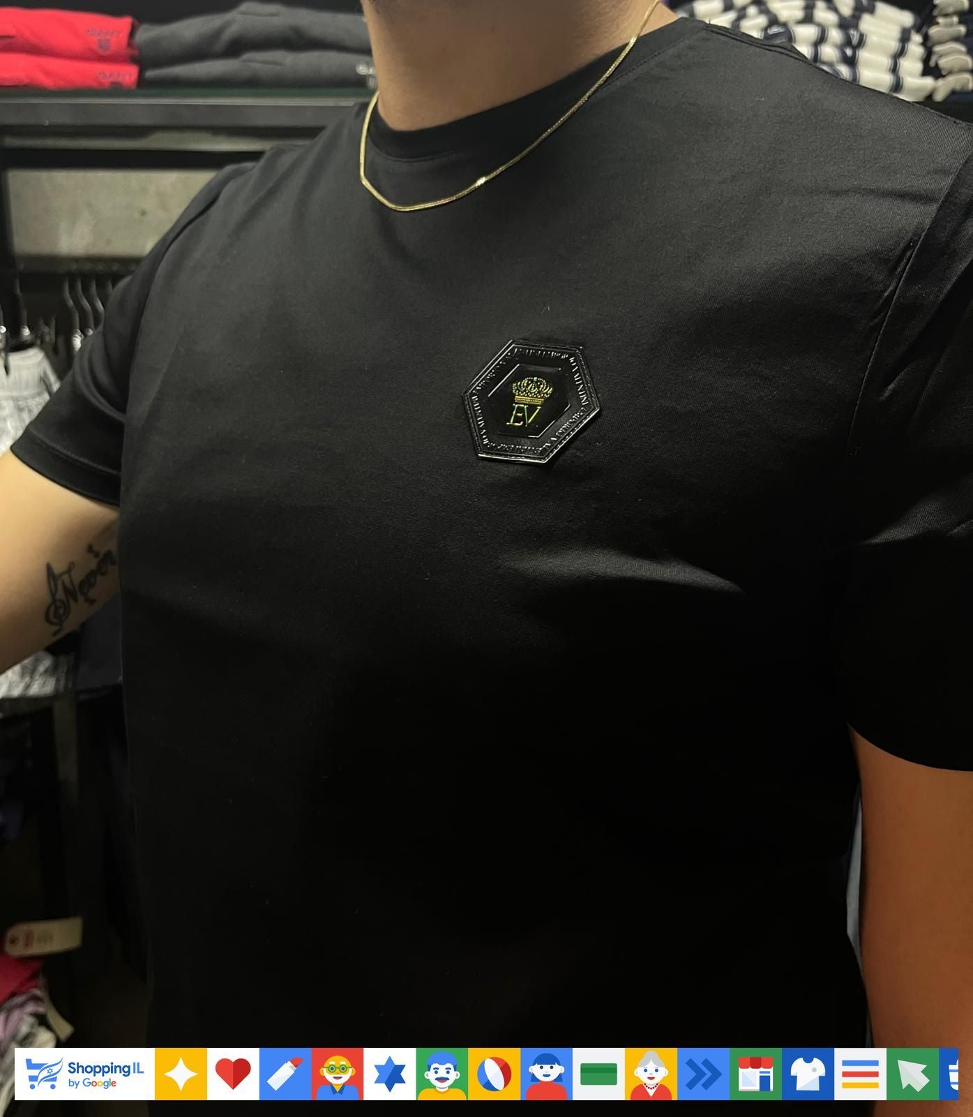 Emporio valentini jeans אימפוריו ולנטיני חולצה טישרט אם לוגו קטן בצד - www.bbrands.co.il Emporio valentini jeans אימפוריו ולנטיני חולצה טישרט אם לוגו קטן בצד