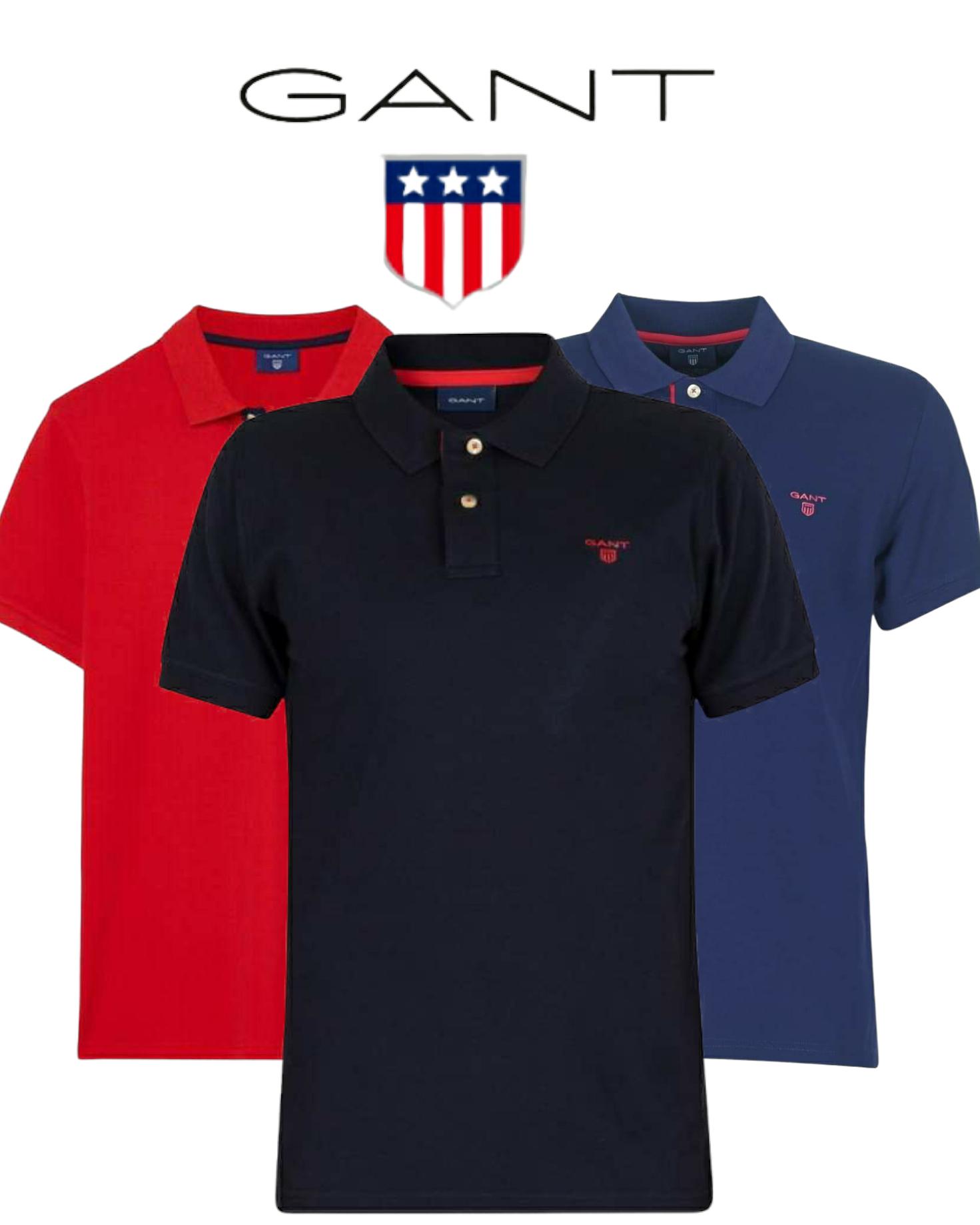 Gant TshirtPolo המותג גאנט חולצת צווארון צבע כחול כהה - www.bbrands.co.il Gant TshirtPolo המותג גאנט חולצת צווארון צבע כחול כהה
