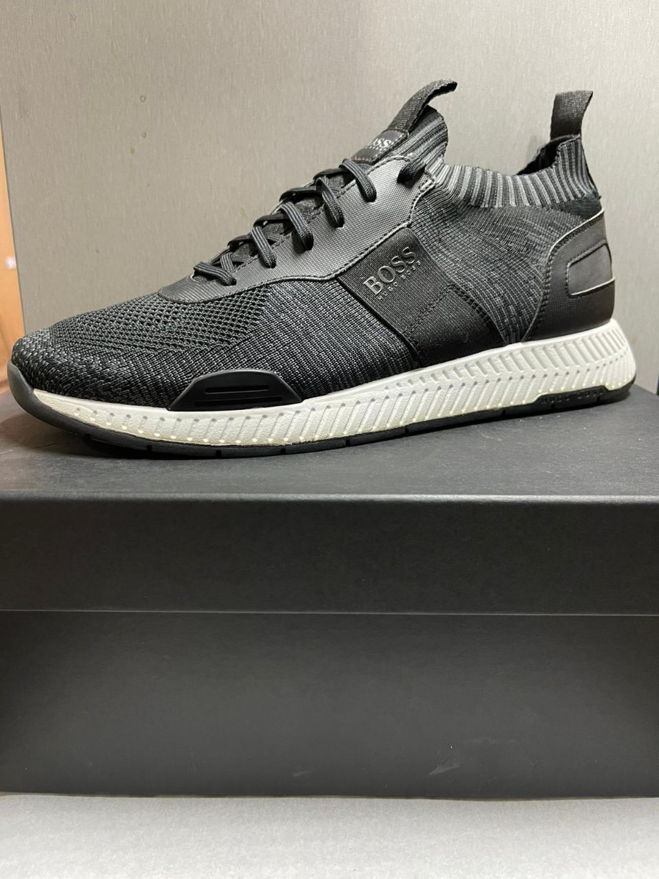 HugoBoss Shoes For man נעלי הוגו בוס לגבר בצבע שחור - www.bbrands.co.il HugoBoss Shoes For man נעלי הוגו בוס לגבר בצבע שחור