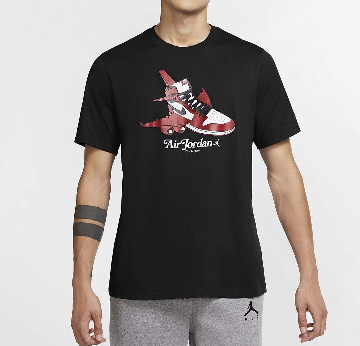 Men short - sleeve graphic Crew air jordan נייקי חולצת טישרט אייר ג'ורדן לגבר - www.bbrands.co.il Men short - sleeve graphic Crew air jordan נייקי חולצת טישרט אייר ג'ורדן לגבר
