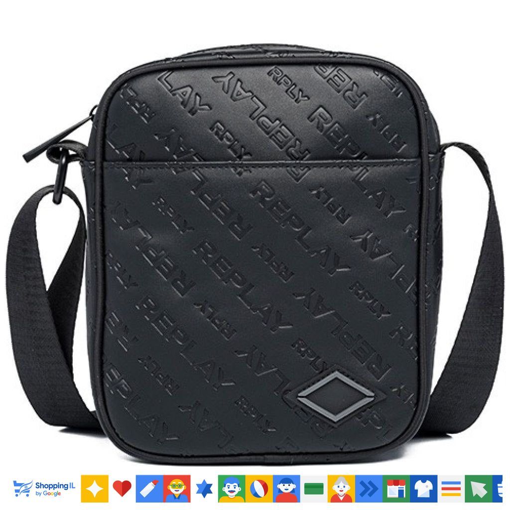 Replay Bag for man תיק צד לגבר מבית המותג ריפליי - www.bbrands.co.il Replay Bag for man תיק צד לגבר מבית המותג ריפליי