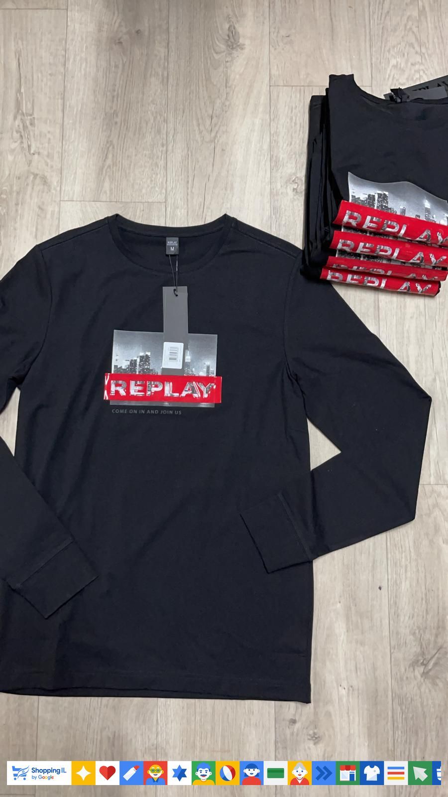 Replay Jeans tshirt חולצת ריפלי לגבר קולקצית - www.bbrands.co.il Replay Jeans tshirt חולצת ריפלי לגבר קולקצית