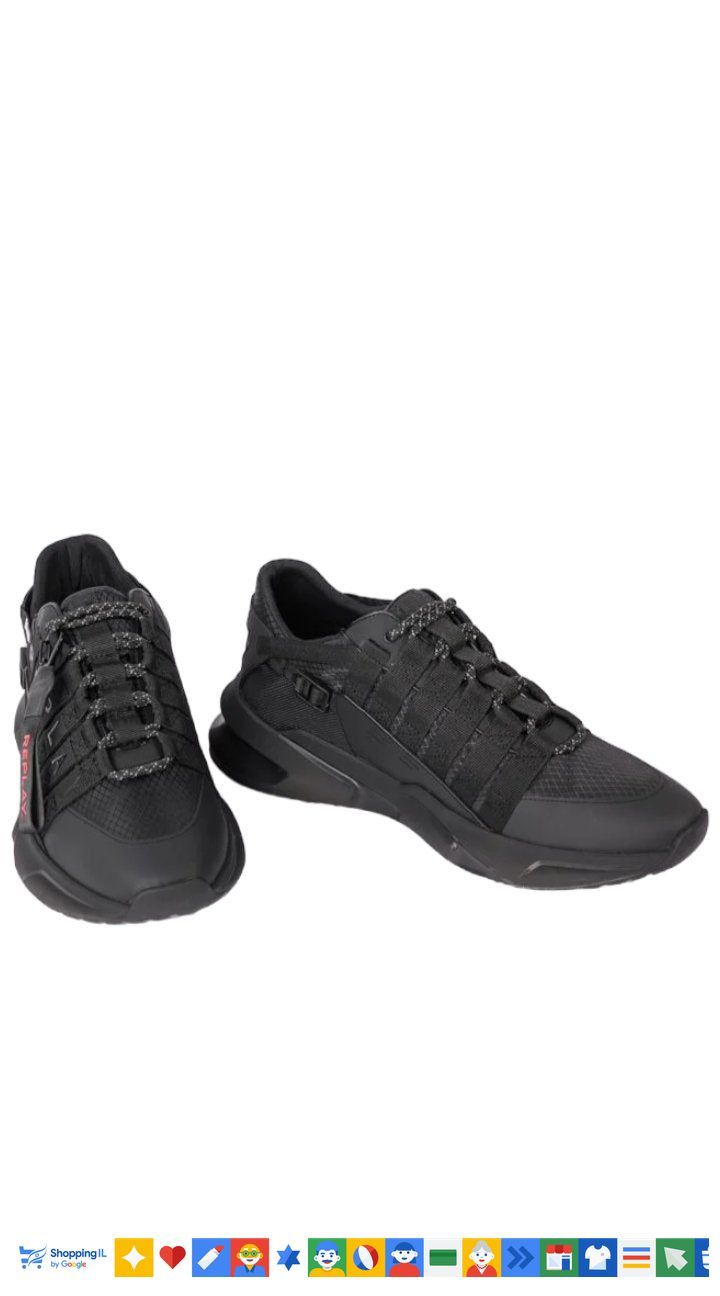 נעלי סניקרס Replay שחורות לגבר Pierre RPY-PIERREPU-BLK | נעלי ריפליי אופנתיות | אופנת גברים B Brands