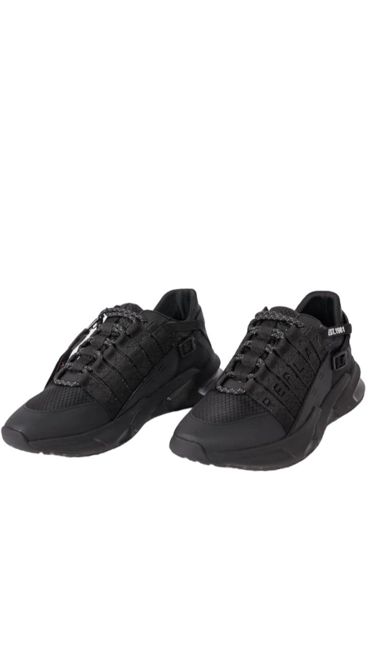 Replay Shoes - for men סניקרס נעלי ריפלי לגבר בצבע שחור - www.bbrands.co.il Replay Shoes - for men סניקרס נעלי ריפלי לגבר בצבע שחור