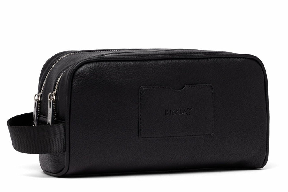 Replay small bag for man ריפליי תיק יד שחור קטן לגבר