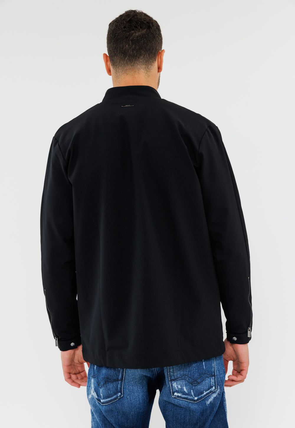 Replay coat ריפלי מעיל פוף מרופד בצבע שחור