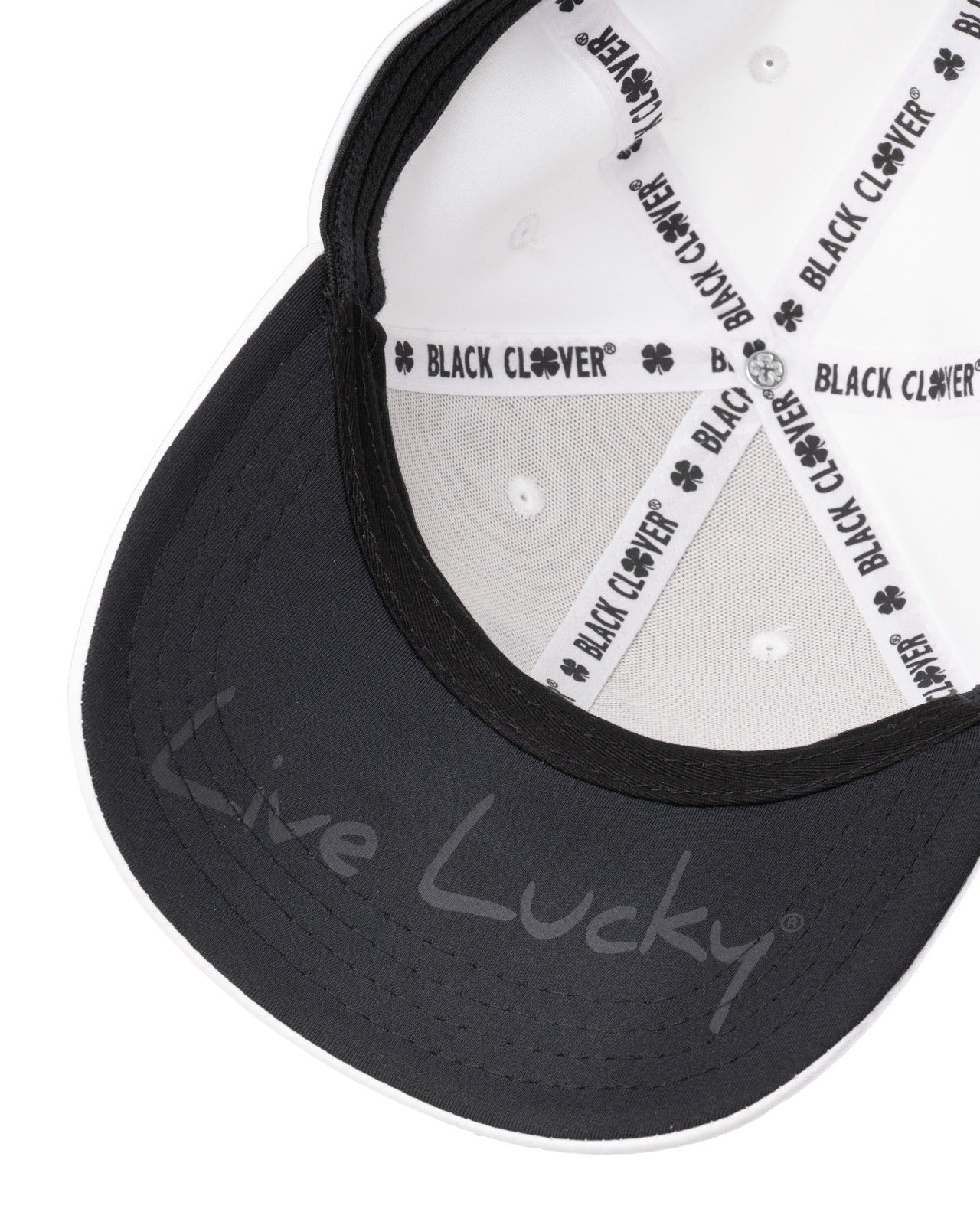 Black • Clover Cap  כובע בלאק קלובר בצבע לבן