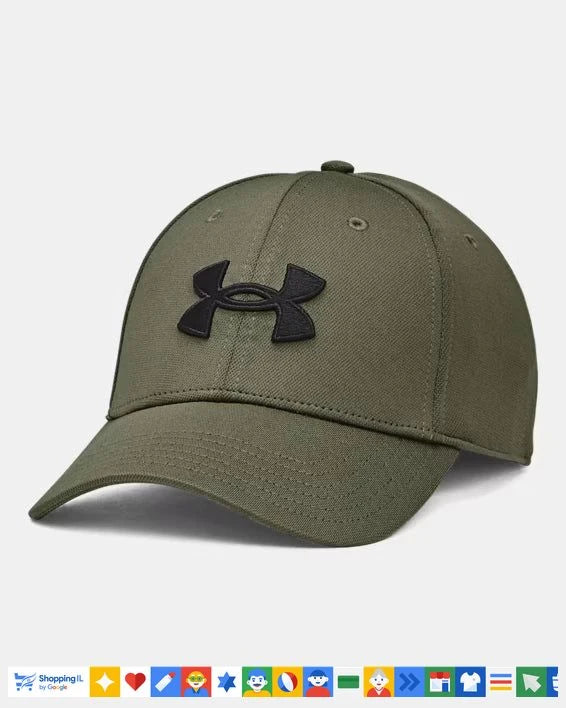 כובע Under Armour Sport Blitzing לגבר בצבע ירוק 1376700390 | כובע ספורט אנדר ארמור HeatGear | ציוד ספורט B Brands