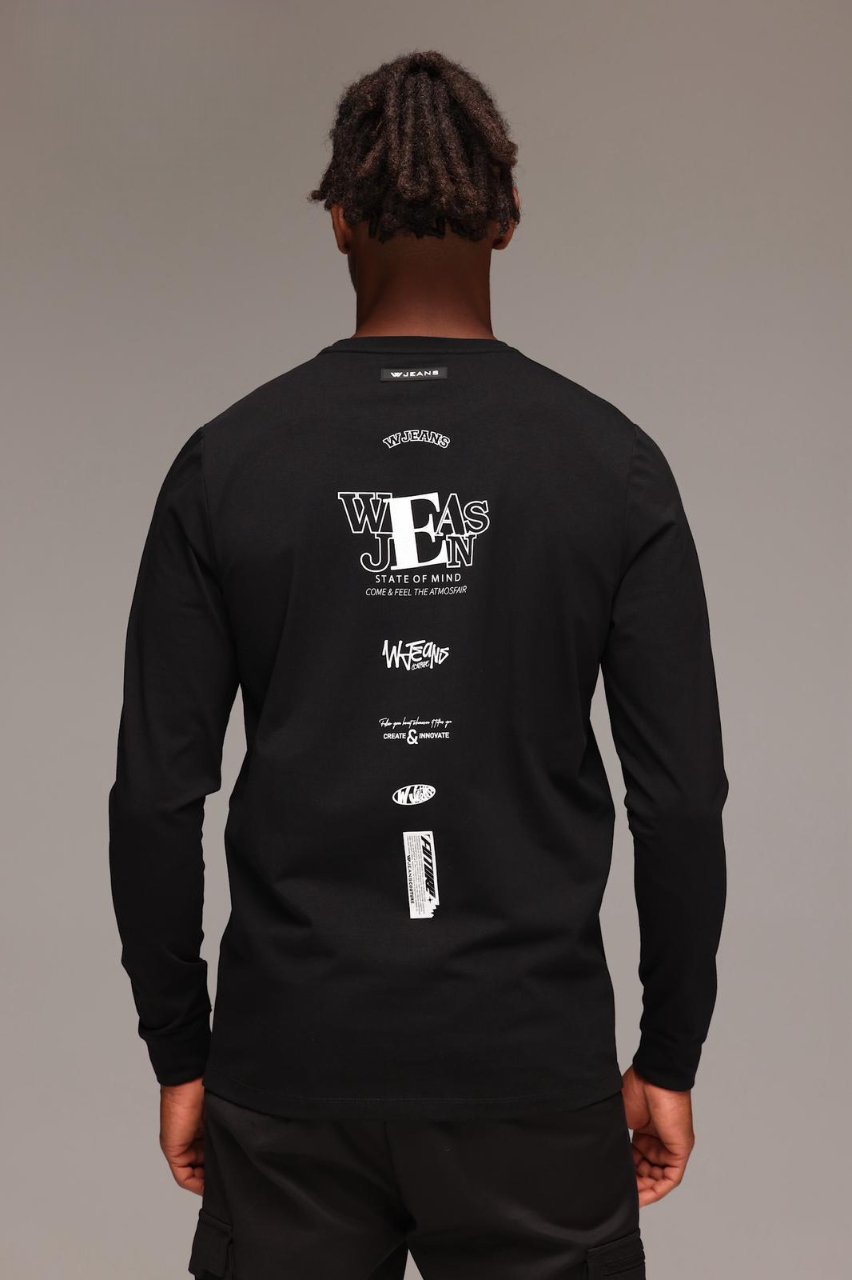 Wjeans Tshirt for man דבליו גינס טישרט חולצת שרוול ארוך - www.bbrands.co.il Wjeans Tshirt for man דבליו גינס טישרט חולצת שרוול ארוך