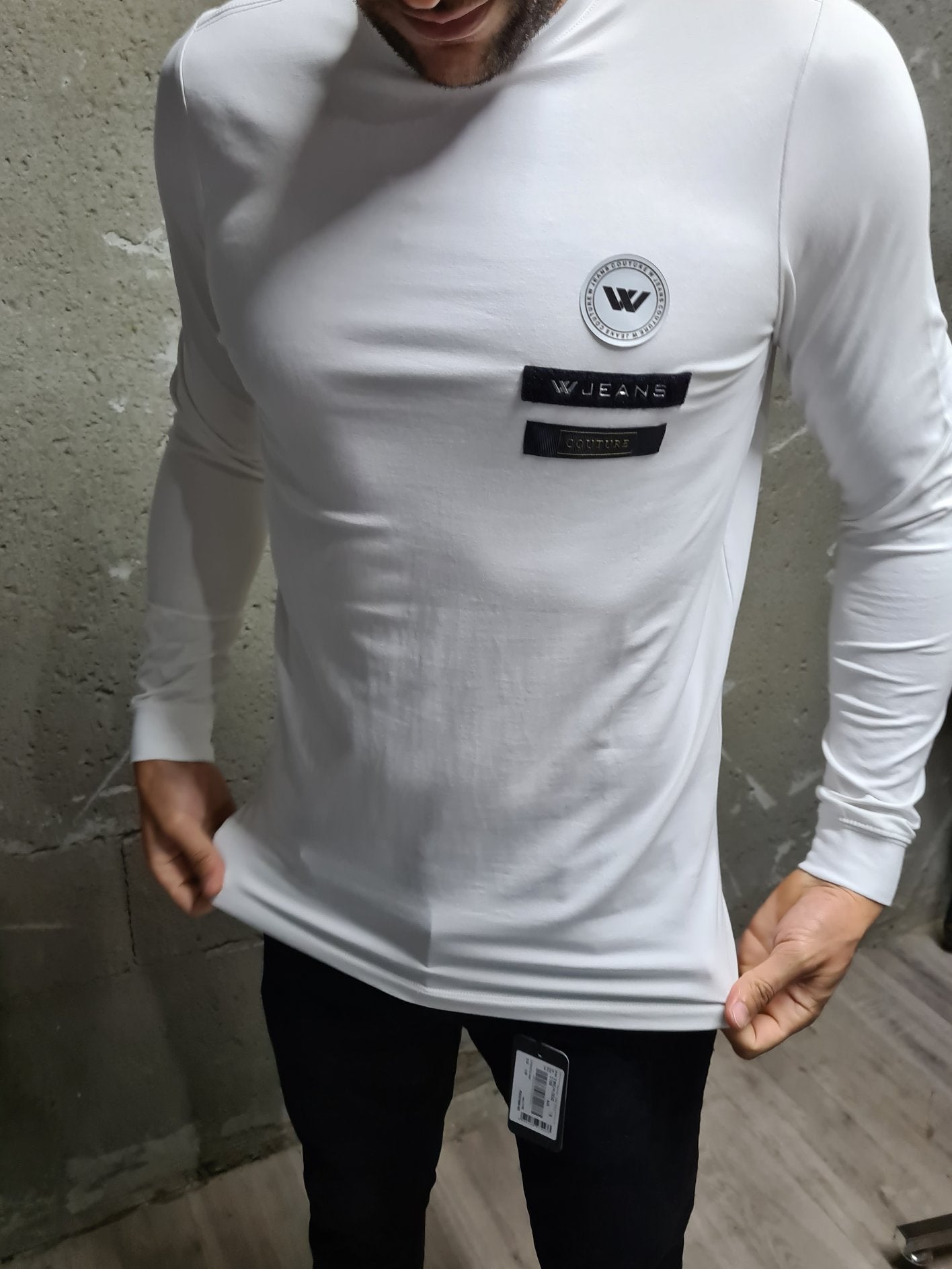 Wjeans Tshirt חולצת שרוול ארוך דבליו גינס - www.bbrands.co.il Wjeans Tshirt חולצת שרוול ארוך דבליו גינס